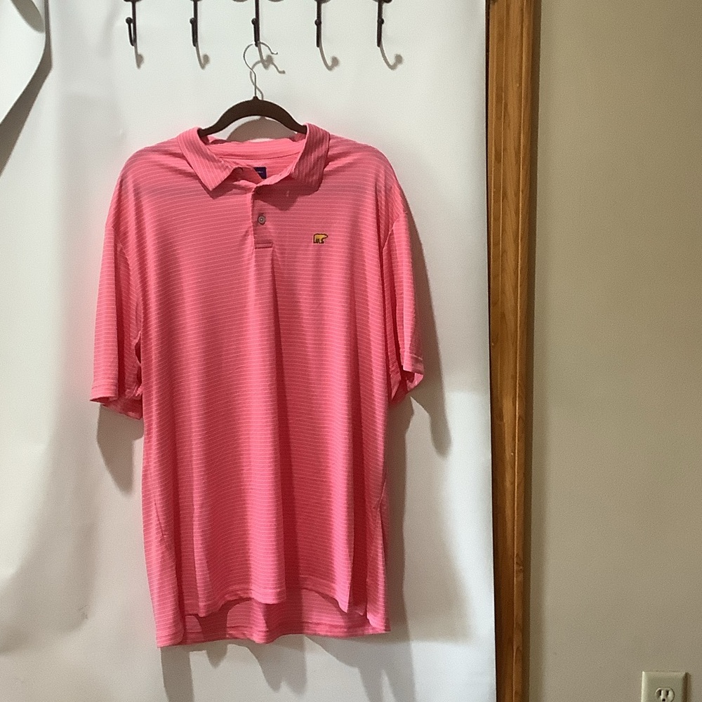 Jack Nicklaus Men's Pink Polo Shirt